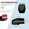 YTFRL 4 PCS Deer Whistles for Car, Dual Construction Deer Warning Device with Waterproof Adhesive Tapes, Animal Alert Horn Avoids Collisions Suitable for Cars Trucks Motorcycles (Black) view 2