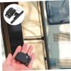 Garneck 4 Sets Rv Cabinet Door Latch Grabber Locks for Camper Spring Loaded Catch Locks for Rv Furniture Easy Latches for Motorhome Storage view 3