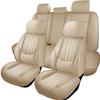 Astira Car Seat Covers for Hyundai Tucson Hybrid 2022-2025,Anti-Slip Waterproof Nappa Leather Seat Covers Full Set, Breathable Comfortable Automotive Seat Cover Protectors&Accessories(Beige) view 1