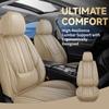 Astira Car Seat Covers for Hyundai Tucson Hybrid 2022-2025,Anti-Slip Waterproof Nappa Leather Seat Covers Full Set, Breathable Comfortable Automotive Seat Cover Protectors&Accessories(Beige) view 2