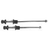 Aluminum Alloy Road Bike Security Quick Release Skewers Wheels Locking, Durable Anti Theft Bicycle, Lightweight Portable Mountain Bike Lock, Red (Black) view 3