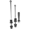 Aluminum Alloy Road Bike Security Quick Release Skewers Wheels Locking, Durable Anti Theft Bicycle, Lightweight Portable Mountain Bike Lock, Red (Black) view 4