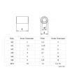 XAOLIUZi 2-5pcs M6 M8 304 Stainless Steel Cylindrical Connect Screw Nut Extended Cylindrical Nut Round Column Joint Coupling Nut(M6x12x16-5pcs) view 2