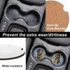 Pad Dachshund Car Coasters Cup Holder Insert Coaster, 2Pcs Absorbent Cork Bar Coasters, Heat Resistant Reusable Anti Slip Drink Coaster Car Decor Auto Accessories for Women view 3
