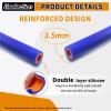 5/16"X5FT(ID:8MM) Silicone Heater Hose Blue and Red Coolant Radiator Vacuum Line, Reinforced High Temperature Reinforced 4MM Thick(0.16 In) (5/16" ID-5Ft(ID 8mm)) view 4