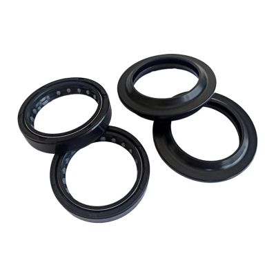 43x55x11 43 * 55 Front Shock Fork Damper Shaft Oil Seal Retainers 43 55 Dust Cover For FZ1 NA 1000 2010-2011 FZ1NA FZ-1NA(2pc Seal 2pc Cover)