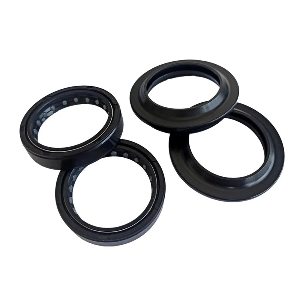 43x55x11 43 * 55 Front Shock Fork Damper Shaft Oil Seal Retainers 43 55 Dust Cover For FZ1 NA 1000 2010-2011 FZ1NA FZ-1NA(2pc Seal 2pc Cover)