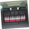 Healifty Heavy Duty Black Car Backseat Organizer with Multi Purpose Pockets Oxford Cloth Storage Bag for Trunk and Seatback Easy Install Straps and Buckles for Travel and Outdoor Use view 4