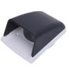 Mrisata Marine Intake Exhaust Cowl Ventilator Stylish Durable 3 Inch Enhanced Airflow Boat Vent Cover for RV Yacht ABS Plastic 8.6cm Opening Size (Black and White) view 1