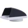 Mrisata Marine Intake Exhaust Cowl Ventilator Stylish Durable 3 Inch Enhanced Airflow Boat Vent Cover for RV Yacht ABS Plastic 8.6cm Opening Size (Black and White) view 3