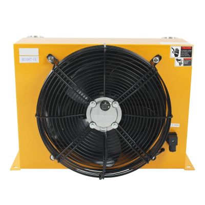 Air Cooler/Plate Hydraulic Radiator AH1490T-CA 250L/min Plate Heat Exchanger For System CNC Machine Tool Oil Fan Widely Application(DC12)