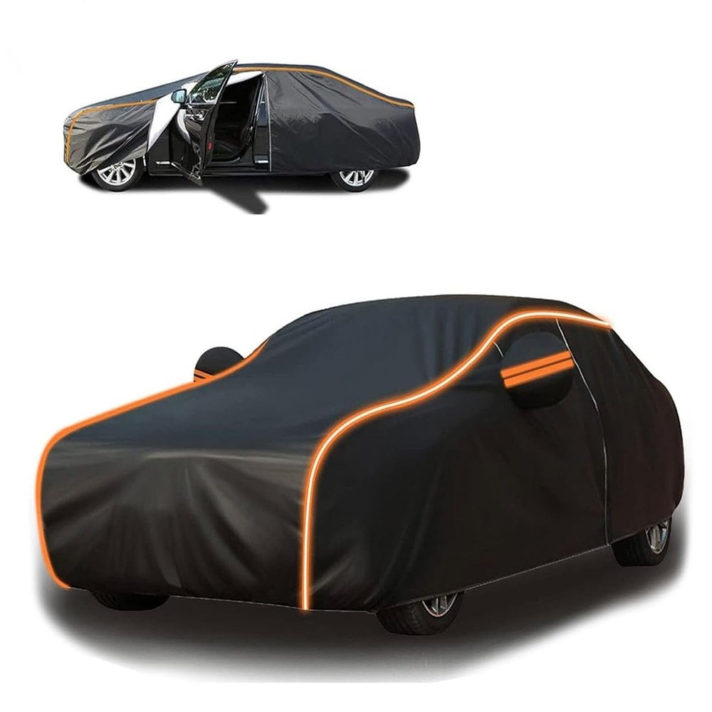 Outdoor Car Cover Custom Fit for Chevrolet Camaro Z28, Car Covers for Automobiles, All Weather Full Exterior Cover Rain Sun Protect, with Door Zipper n10