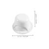 BRIGHTFUFU PE Plastic Rv Roof Vent Cover Cap with Screws Pipe Vent Lid Replacement for Trailer Camper Ventilation System for Rv view 2