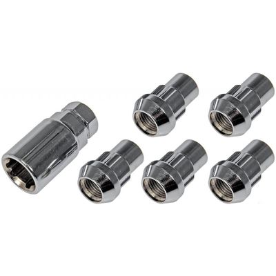 KarParts360 for Hyundai Accent/Grand i10 2018 2019 2020 2021 Wheel Lock Set | Steel | Chrome Finish | Grade 5 Bolt | Bulge Head Style | External Lock Design Pattern | Conical Seat - 60 deg Seat Style