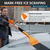 REALYOU 49.2" Snow Brush & Ice Scraper for Car Windshield, Upgraded Extendable Snow Brush with 360 Pivoting Brush Head and Foam Grip for Car Auto Truck SUV view 4