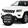 My Dog and I Talk Shit About You Tires Cover Weatherproof Universal Spare Tire Cover, for SUV RV Truck Trailer 15 inch view 4