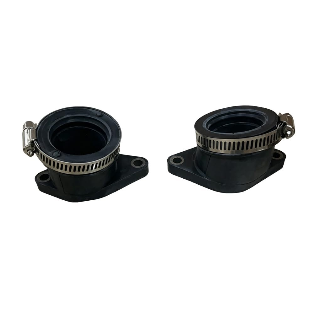 Riloer Intake Manifold Joint, Replaces 43F-13586-01-00, 43F-13596-01-00, Compatible with Yamaha TT600 1984-1986, Compatible with Yamaha XT600 1984-1995, 2 pcs
