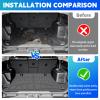 Titibett Trunk Mat Fits for 2013-2024 Toyota 4Runner 5-Seat 2nd Row view 2