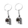 Beatifufu 2pcs Creative Silver Turbocharger Keychains Metal Keyrings Lightweight Compact Car Accessories Stylish Key Pendant for Bags and Backpacks view 1