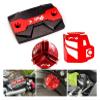 Buytus Motorcycle Oil Filler Cap Front Brake Fluid Reservoir Cover Guard Protector Compatible with FZ6 FZ-6 ZF6N FZ6R FZ6S FA&zer view 2
