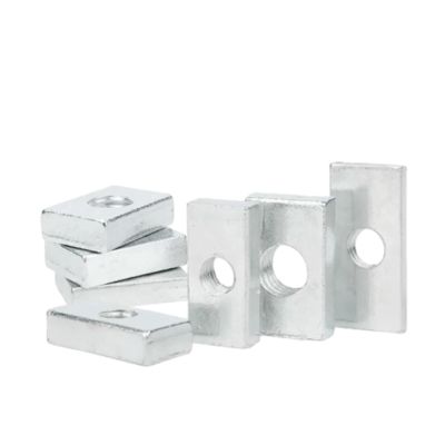 XAOLIUZi 10/ 50pcs Square Nut M3 M4 M5 M6 M8 Rectangular Nuts Thin Slider Block Nuts Zinc-Plated Carbon Steel Aluminum Profile Accessory(10pcs,M5x20x13x4)