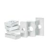 XAOLIUZi 10/ 50pcs Square Nut M3 M4 M5 M6 M8 Rectangular Nuts Thin Slider Block Nuts Zinc-Plated Carbon Steel Aluminum Profile Accessory(10pcs,M5x20x13x4) view 1