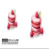 2 (Pieces) 3" and 5" Raspberry Macaron Sticker, Waterproof Vinyl Decals for Many Purpose Like Cars, Trucks, Laptops, Phones, Windows and More view 2