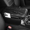 APEJET Car Center Console Cover Fit for Volkswagen Passat Waterproof Console Cover with 2 Storage Bags Leather Armrest Cover Scratch & Wear Resistant(Redline) view 1