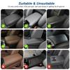 APEJET Car Center Console Cover Fit for Volkswagen Passat Waterproof Console Cover with 2 Storage Bags Leather Armrest Cover Scratch & Wear Resistant(Redline) view 2