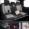 CVQAZ Premium Car Seat Covers for Dodge Durango 2026,Comfortable Leather Seat Cover for Durango,Waterproof Car Seats Protectors Cushions for 5 Seats(Black+Grey,Pillows) view 3