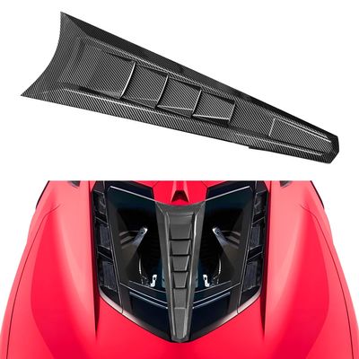 Rear Window Split Louver Panel Applique Trim Compatible with C8 Corvette