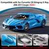 Rear Window Split Louver Panel Applique Trim Compatible with C8 Corvette view 2