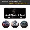 Custom License Plate, Design Your Own Personalized License Plate with Photo and Text, Customized 12"x6" Aluminum view 4