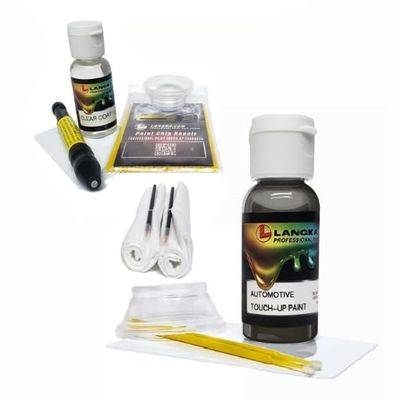 Langka Accessory Bundle and 1oz Touch-Up Paint Compatible with 2015, Volvo, S80, 487, Ember Black Pearl