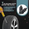 Bawkars 60 PCS Tire Repair Rubber Nail, Vacuum Tire Repair Kits Spiral Rubber Screws, Fast Self-Service Tool for Car, Truck, Motorcycle, Tractor Tire Puncture Repair (Black) view 4
