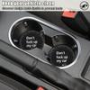 Ywdiml Car Cup Holder Coaster, 2PCS 2.75 Inch Non-Slip Anti-Scratch Don`t Fuck Up My Car Vehicle Drink Mat, Automotive Interior Water Bottle Pad Accessories, Universal for SUV Sedan Truck (Black) view 4