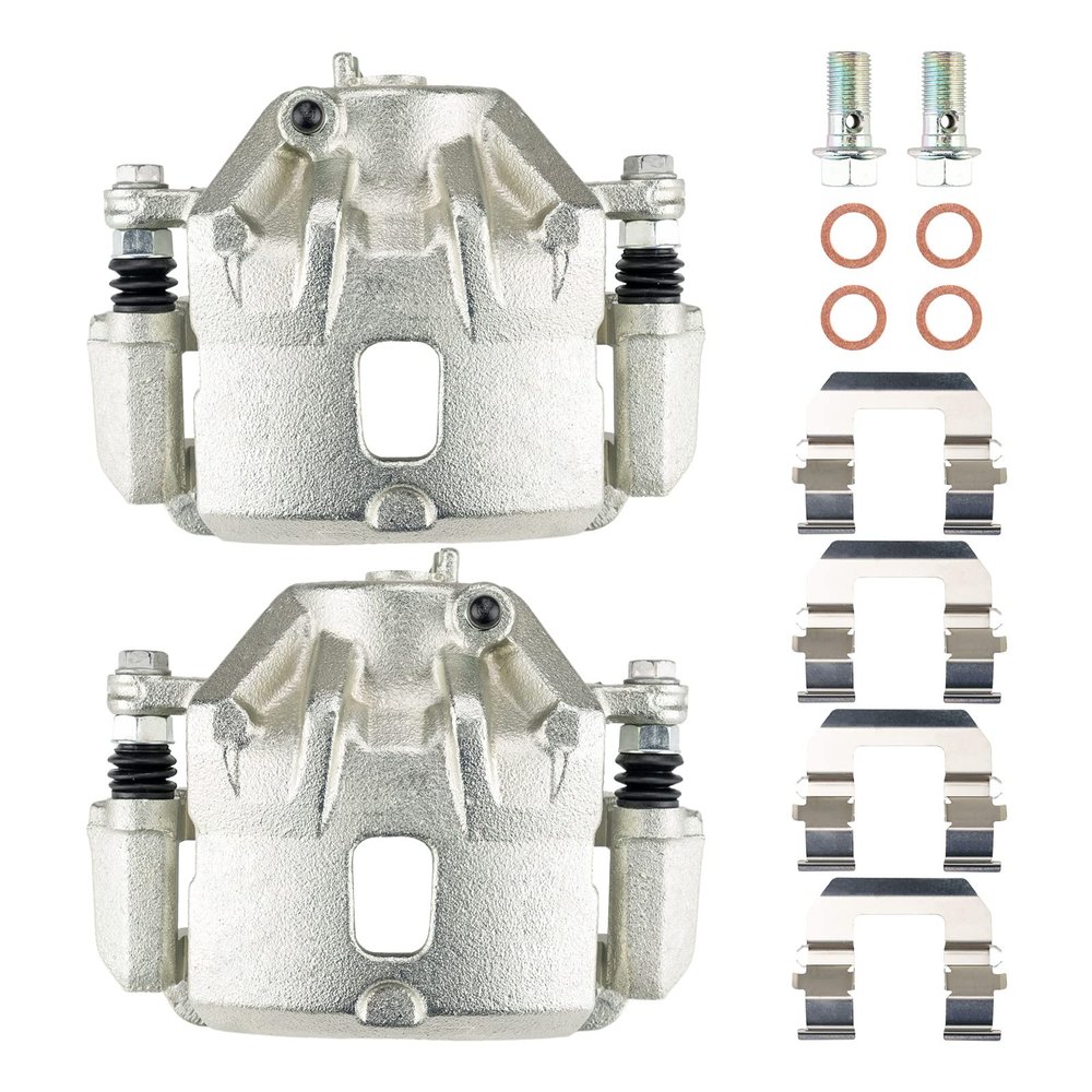 PHILTOP Front Brake Caliper 19-B2997, 19-B2996 Compatible with 2005-2010 Kia Sportage, 2005-2009 Hyundai Tucson