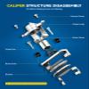 PHILTOP Front Brake Caliper 19-B2997, 19-B2996 Compatible with 2005-2010 Kia Sportage, 2005-2009 Hyundai Tucson view 2