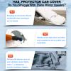 Hail Protector Car Cover, 5-Layer Waterproof All Weather Cover for Cars view 2
