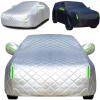 Hail Protector Car Cover, Anti-Hail Car Cover 5-Layer Heavy Duty Outdoor Thickened Sun Rain Snow Dust Protection with Reflective Strips & Zipper Door Fits SUV (Silver,(Length 157"171")) view 1