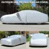 Hail Protector Car Cover, Anti-Hail Car Cover 5-Layer Heavy Duty Outdoor Thickened Sun Rain Snow Dust Protection with Reflective Strips & Zipper Door Fits SUV (Silver,(Length 157"171")) view 2