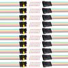 TMH 20Pcs 4 Pin Electrical Connector Male and Female, 10cm. 22 AWG Waterproof Wire Connectors 4 Way with Heat Shrink Tubing for Car Truck Boat Wire Connection view 1