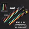TMH 20Pcs 4 Pin Electrical Connector Male and Female, 10cm. 22 AWG Waterproof Wire Connectors 4 Way with Heat Shrink Tubing for Car Truck Boat Wire Connection view 2