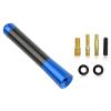 JNXIJ Car Short Antenna, 3.14 Inch Aluminum Alloy Antenna with Screws & Gaskets, Roof Mounted Carbon Fiber Radio Antennas Mast Replacement for Most Vehicles, Car Accessories (Blue) view 1