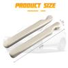 Sandfren Car Seat Gap Filler, 2PCS Soft Foam Leather Vehicle Seat Crevice Blocker Stop Things from Dropping, Automotive No Drop Plug Guard Gap Stopper, Universal for Truck SUV RV (White) view 2