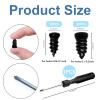 61 PCS Tire Repair Screws, Professional Tire Plugs Screw Type with a Screwdriver, Tire Repair Screws, Self-Service Screw in Tire Repair Plugs, Tire Plug Kit for Car, Motocycle, Truck, Tractor view 2