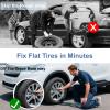 61 PCS Tire Repair Screws, Professional Tire Plugs Screw Type with a Screwdriver, Tire Repair Screws, Self-Service Screw in Tire Repair Plugs, Tire Plug Kit for Car, Motocycle, Truck, Tractor view 4
