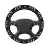 Viking Norse Mythology Magic Rune Car Steering Wheel Cover Neoprene Interior Protection Accessories Decor Universal 15 Inch view 3