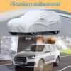 Outdoor Car Cover for Audi A6 Avant 2008-2011,Custom Waterproof Car Covers with Storage Bag Full Coverage All-Weather ScratchProof Windproof Snowproof Dustproof view 3
