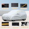 Outdoor Car Cover for Audi A6 Avant 2008-2011,Custom Waterproof Car Covers with Storage Bag Full Coverage All-Weather ScratchProof Windproof Snowproof Dustproof view 4